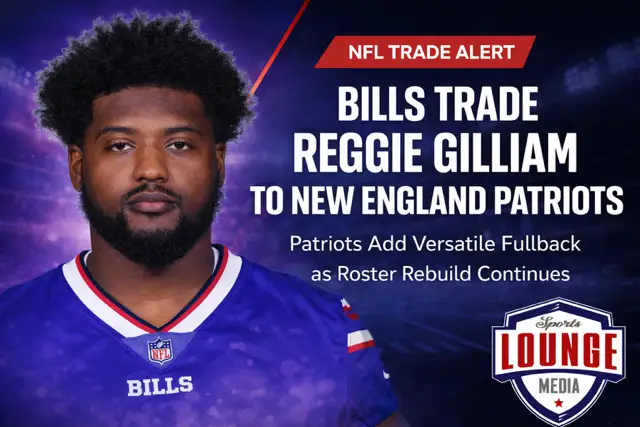 NFL Trade Alert: Bills Trade Reggie Gilliam to New England Patriots