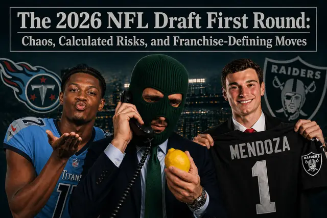 The 2026 NFL Draft First Round: Chaos, Calculated Risks, and Franchise-Defining Moves