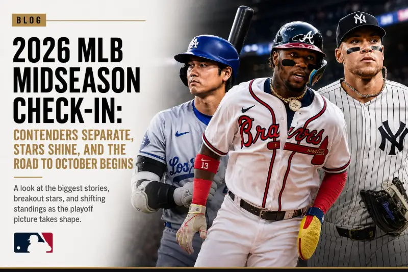 2026 MLB Midseason Check-In: Contenders Separate, Stars Shine, and the Road to October Begins