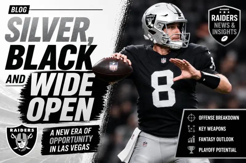 Silver, Black and Wide Open: The Complete Pros and Cons of the Raiders' 2026 Preseason