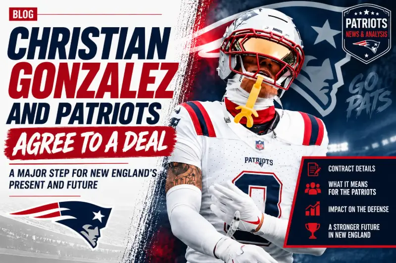 Christian Gonzalez and Patriots Agree To A Deal: A Major Step for New England's Present and Future